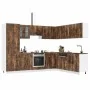 Mueble cocina Kalmar roble ahumado 14 pzas madera contrachapada de , Armarios de cocina - Ref: Foro24-3314976, Precio: 1,00 €...