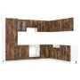 Mueble cocina Kalmar roble ahumado 14 pzas madera contrachapada de , Armarios de cocina - Ref: Foro24-3314976, Precio: 1,00 €...