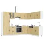 Mueble cocina Kalmar roble sonoma 14 pzas madera contrachapada by , Kitchen cabinets - Ref: Foro24-3314974, Price: 960,62 €, ...