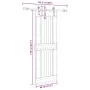 Puerta corredera con herrajes madera maciza de pino 80x210 cm by , Doors - Ref: Foro24-3332737, Price: 200,40 €, Discount: %