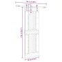 Puerta corredera con herrajes madera maciza de pino 70x210 cm by , Doors - Ref: Foro24-3332700, Price: 171,82 €, Discount: %