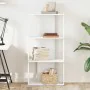 Librería 3 niveles madera ingeniería blanco 60x30x120 cm de , Librerías y estanterías - Ref: Foro24-860265, Precio: 57,43 €, ...
