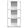 Librería 3 niveles madera ingeniería blanco 60x30x120 cm de , Librerías y estanterías - Ref: Foro24-860265, Precio: 57,43 €, ...