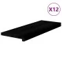Peldaños de escalera 12 uds madera maciza roble marrón oscuro by , Stair mats - Ref: Foro24-3283037, Price: 322,89 €, Discoun...