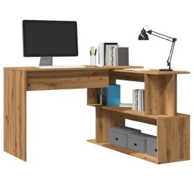Escritorio de esquina madera contrachapada 200,5x50x76 cm von , Schreibtische - Ref: Foro24-855957, Preis: 119,61 €, Rabatt: %