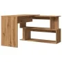 Escritorio de esquina madera contrachapada 200,5x50x76 cm by , Desks - Ref: Foro24-855957, Price: 122,44 €, Discount: %