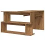Escritorio de esquina madera contrachapada 200,5x50x76 cm by , Desks - Ref: Foro24-855957, Price: 122,44 €, Discount: %