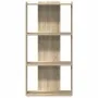 Librería 3 estantes madera ingeniería roble sonoma 60x30x120 cm by , Bookcases and shelves - Ref: Foro24-860267, Price: 59,08...