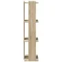 Librería 3 estantes madera ingeniería roble sonoma 60x30x120 cm by , Bookcases and shelves - Ref: Foro24-860267, Price: 59,08...