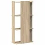 Librería 3 estantes madera ingeniería roble sonoma 60x30x120 cm by , Bookcases and shelves - Ref: Foro24-860267, Price: 59,08...