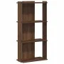 Librería 3 estantes madera ingeniería roble marrón 60x30x120 cm de , Librerías y estanterías - Ref: Foro24-860271, Precio: 61...
