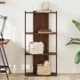 Librería 3 estantes madera ingeniería roble marrón 60x30x120 cm de , Librerías y estanterías - Ref: Foro24-860271, Precio: 61...
