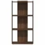 Librería 3 estantes madera ingeniería roble marrón 60x30x120 cm de , Librerías y estanterías - Ref: Foro24-860271, Precio: 61...