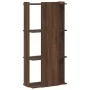 Librería 3 estantes madera ingeniería roble marrón 60x30x120 cm de , Librerías y estanterías - Ref: Foro24-860271, Precio: 61...