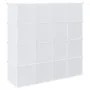 Organizador de cubos almacenamiento 16 cubos varillas colgar PP by , Clothing and closet storage - Ref: Foro24-4019585, Price...