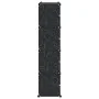 Estantería de cubos con 8 compartimentos y puertas PP negro by , Shoe racks and shoe organizers - Ref: Foro24-4019579, Price:...