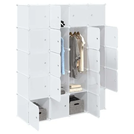Organizador de cubos almacenamiento 20 cubos varillas colgar PP by , Clothing and closet storage - Ref: Foro24-4019587, Price...