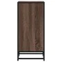 Aparador madera ingeniería y metal marrón roble 35,5x35x76 cm by , Sideboards - Ref: Foro24-848953, Price: 54,63 €, Discount: %
