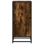 Aparador madera ingeniería y metal roble ahumado 35,5x35x76 cm von , Sideboards - Ref: Foro24-848951, Preis: 51,44 €, Rabatt: %