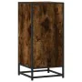Aparador madera ingeniería y metal roble ahumado 35,5x35x76 cm von , Sideboards - Ref: Foro24-848951, Preis: 51,44 €, Rabatt: %