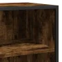 Aparador madera ingeniería y metal roble ahumado 35,5x35x76 cm von , Sideboards - Ref: Foro24-848951, Preis: 51,44 €, Rabatt: %