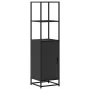 Aparador alto madera de ingeniería y metal 35,5x35x139 cm de , Aparadores - Ref: Foro24-849044, Precio: 82,00 €, Descuento: %