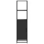 Aparador alto madera de ingeniería y metal 35,5x35x139 cm de , Aparadores - Ref: Foro24-849044, Precio: 82,00 €, Descuento: %