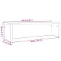 Estantería de cocina apilable roble marrón 50x15x16 cm von , Behälter für Küchenutensilien - Ref: Foro24-860493, Preis: 19,38...