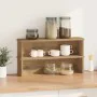 Estantes de cocina apilables 2 uds roble artesanal 50x15x16 cm von , Behälter für Küchenutensilien - Ref: Foro24-860498, Prei...