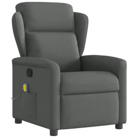 Sillón de masaje reclinable de tela gris oscuro by , Armchairs - Ref: Foro24-4015587, Price: 205,64 €, Discount: %