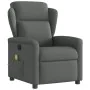 Sillón de masaje reclinable de tela gris oscuro de , Sillones - Ref: Foro24-4015587, Precio: 205,63 €, Descuento: %