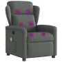 Sillón de masaje reclinable de tela gris oscuro de , Sillones - Ref: Foro24-4015587, Precio: 205,63 €, Descuento: %