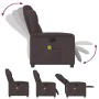 Sillón de masaje reclinable de tela marrón oscuro von , Sessel - Ref: Foro24-4015591, Preis: 204,49 €, Rabatt: %