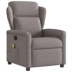 Sillón de masaje reclinable de tela gris taupé von , Sessel - Ref: Foro24-4015593, Preis: 203,84 €, Rabatt: %