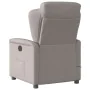 Sillón de masaje reclinable de tela gris taupé de , Sillones - Ref: Foro24-4015593, Precio: 203,84 €, Descuento: %