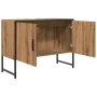 Mueble de lavabo madera de ingeniería roble artisan 80x33x60 cm de , Tocadores de baño - Ref: Foro24-857705, Precio: 72,37 €,...