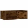 Mueble de TV con luces LED roble ahumado 75x35,5x25 cm by , TV Furniture - Ref: Foro24-860233, Price: 70,40 €, Discount: %