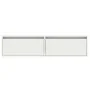 Mueble de TV con luces LED blanco 100X35,5x25 cm by , TV Furniture - Ref: Foro24-860238, Price: 79,11 €, Discount: %