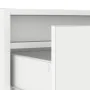 Mueble de TV con luces LED blanco 100X35,5x25 cm by , TV Furniture - Ref: Foro24-860238, Price: 79,11 €, Discount: %