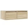 Mueble de TV con luces LED roble sonoma 75x35,5x25 cm de , Muebles TV - Ref: Foro24-860231, Precio: 67,03 €, Descuento: %