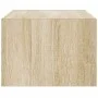 Mueble de TV con luces LED roble sonoma 75x35,5x25 cm de , Muebles TV - Ref: Foro24-860231, Precio: 67,03 €, Descuento: %