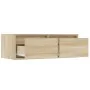 Mueble de TV con luces LED roble sonoma 75x35,5x25 cm de , Muebles TV - Ref: Foro24-860231, Precio: 67,03 €, Descuento: %