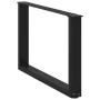 Patas de mesa de centro forma U 2uds acero negro 70x(42-43) cm by , Table legs - Ref: Foro24-4013164, Price: 64,59 €, Discoun...