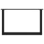 Patas de mesa de centro forma U 2uds acero negro 70x(42-43) cm by , Table legs - Ref: Foro24-4013164, Price: 64,59 €, Discoun...