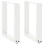 Patas de mesa de centro forma U 2uds acero blanco 38x(42-43) cm by , Table legs - Ref: Foro24-4013153, Price: 56,92 €, Discou...