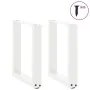 Patas de mesa de centro forma U 2uds acero blanco 38x(42-43) cm by , Table legs - Ref: Foro24-4013153, Price: 56,92 €, Discou...