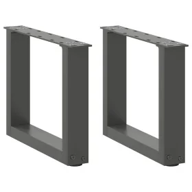 Patas de mesa centro forma U 2uds acero antracita 30x(30-31) cm von , Tischbeine - Ref: Foro24-4013130, Preis: 42,31 €, Rabat...