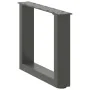 Patas de mesa centro forma U 2uds acero antracita 30x(30-31) cm by , Table legs - Ref: Foro24-4013130, Price: 42,31 €, Discou...