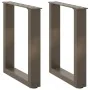 Patas para mesa de centro en forma de U 2 uds antracita acero by , Table legs - Ref: Foro24-4013151, Price: 50,24 €, Discount: %