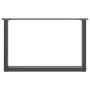 Patas para mesa de centro en forma de U 2 uds antracita acero by , Table legs - Ref: Foro24-4013166, Price: 64,44 €, Discount: %
